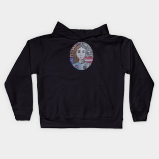 Time Machine V. 2 (Small Print) Kids Hoodie